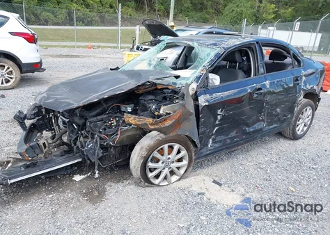 2012 Volkswagen Jetta 2.5L Se from USA, damaged, VIN 3VWDP7AJ1CM419423